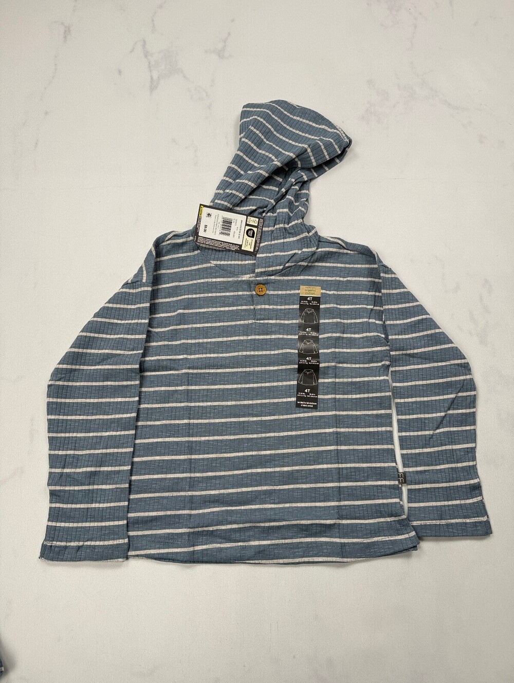 Modern Moments Striped Hoodie Blue Modern Indie Bundle of 3 - Boys 4T
